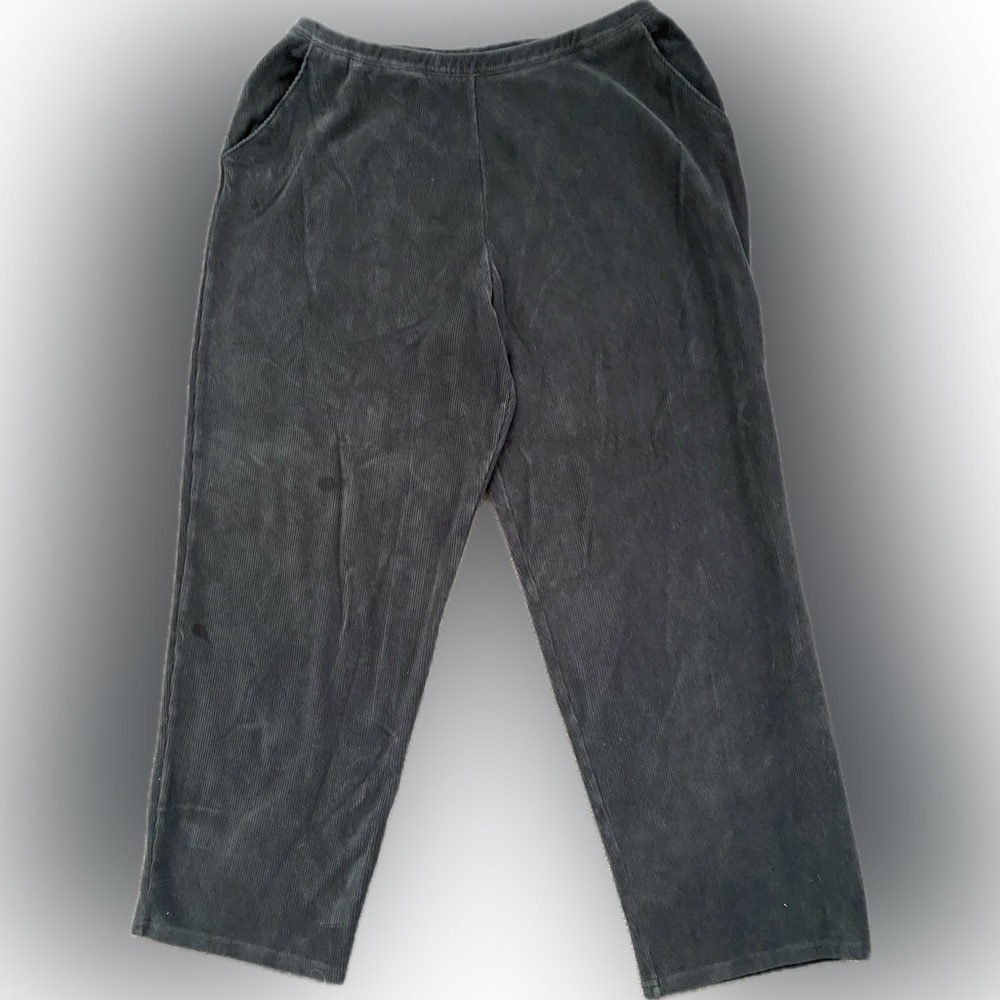 L.L. Bean Perfect Fit Knit Corduroy Pants - Size 1X Plus